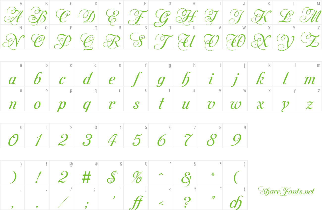 Font Mon Amour Two preview